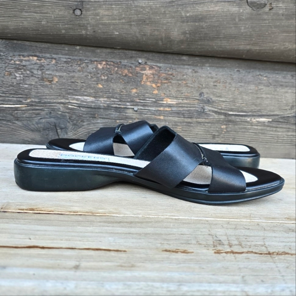 Dockers Rachel Y2K Classic Minimalist  Double Band Comfort Slide Sandal 7M - Picture 10 of 15